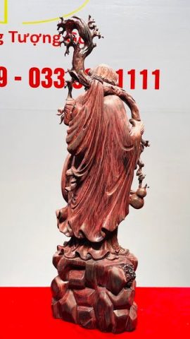 Đạt Ma Hồi Tây Thiên Gỗ Tử Đàn