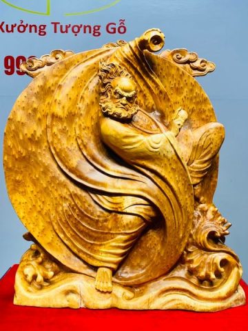 Đạt Ma Múa Võ Gỗ Nu Ngọc Am
