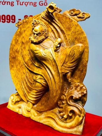 Đạt Ma Múa Võ Gỗ Nu Ngọc Am