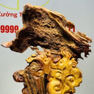 Đạt Ma Hàng Long Tam Ngọc Gỗ Nu Hương