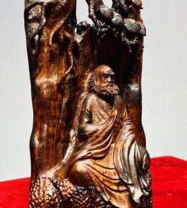 Đạt Ma Ngồi Thiền Gỗ Trắc