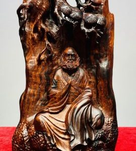 Đạt Ma Ngồi Thiền Gỗ Trắc