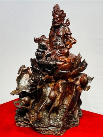 Hoàng Thần Tài Gỗ Trắc