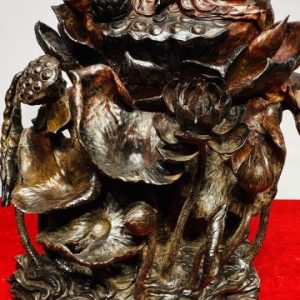 Hoàng Thần Tài Gỗ Trắc