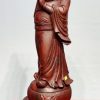 Quan Công Đứng Trống Gỗ Tử Đàn