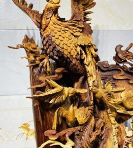 Bách Điểu Trầu Hoàng Gỗ Hương Ta