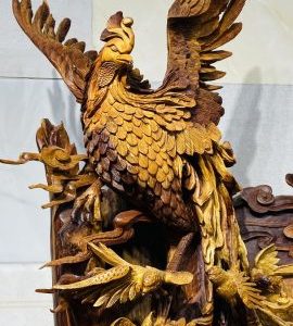 Bách Điểu Trầu Hoàng Gỗ Hương Ta