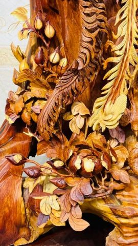 Bách Điểu Trầu Hoàng Gỗ Hương Ta