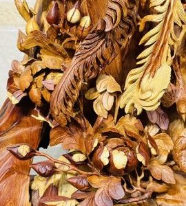 Bách Điểu Trầu Hoàng Gỗ Hương Ta