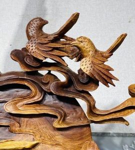 Bách Điểu Trầu Hoàng Gỗ Hương Ta