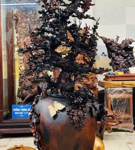 Bình Mai Gỗ Trắc