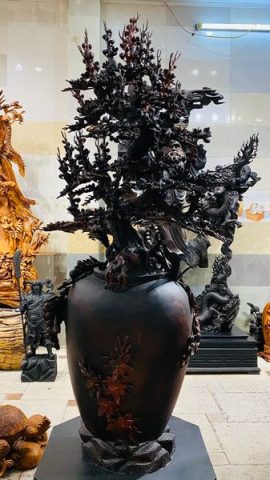 Bình Mai Gỗ Trắc