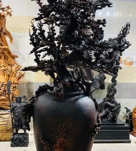 Bình Mai Gỗ Trắc