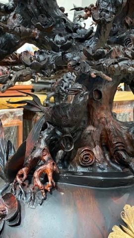 Bình Mai Gỗ Trắc