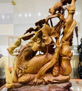 Dàn Bầu Sóc Gỗ Nu Hương