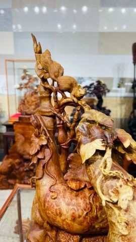 Dàn Bầu Sóc Gỗ Nu Hương