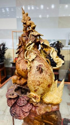 Dàn Bầu Sóc Gỗ Nu Hương