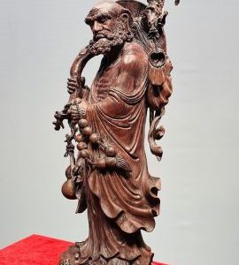 Đạt Ma Hồi Tây Thiên Gỗ Tử Đàn