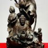 Nhất Tâm Bái Phật Toạ Sen Gỗ Trắc