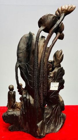 Nhất Tâm Bái Phật Toạ Sen Gỗ Trắc