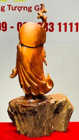 Đạt Ma Khất Thực Gỗ Hương