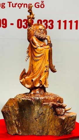 Đạt Ma Khất Thực Gỗ Hương