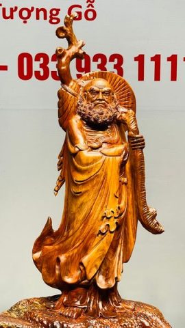 Đạt Ma Khất Thực Gỗ Hương