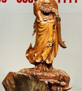 Đạt Ma Khất Thực Gỗ Hương