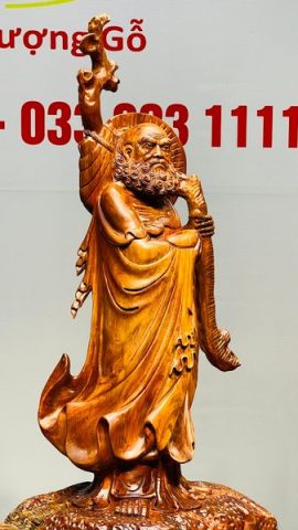 Đạt Ma Khất Thực Gỗ Hương