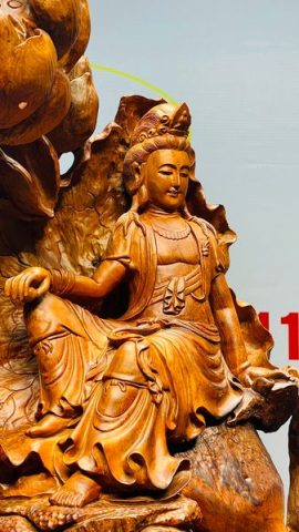 Nhất Tâm Bái Phật Gỗ Hương