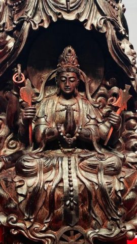 Phật Bà Quan Âm Gỗ Tử Đàn