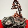 Thần Trà Ngồi Tùng Gỗ Trắc