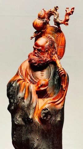Đạt Ma Khất Thực Gỗ Trắc