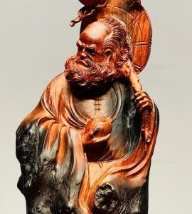 Đạt Ma Khất Thực Gỗ Trắc