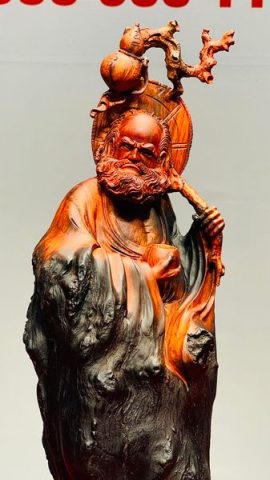 Đạt Ma Khất Thực Gỗ Trắc