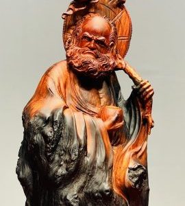 Đạt Ma Khất Thực Gỗ Trắc