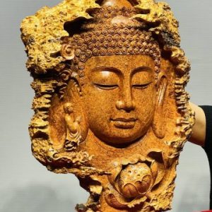 Diện Nhất Tâm Bái Phật Gỗ Nu Hương