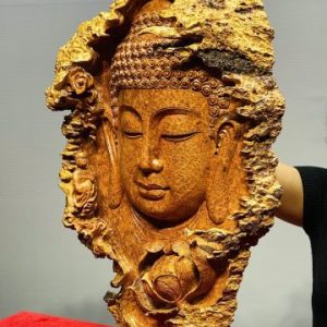 Diện Nhất Tâm Bái Phật Gỗ Nu Hương