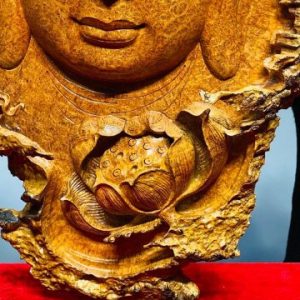 Diện Nhất Tâm Bái Phật Gỗ Nu Hương