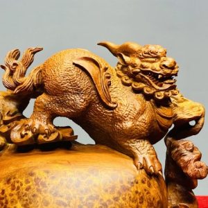 Tỳ Hưu Trấn Bao Tiền Gỗ Nu Hương