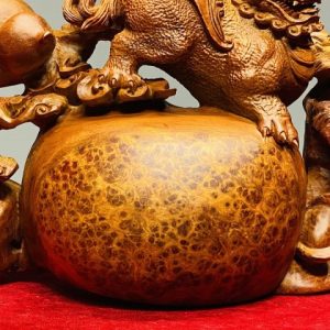 Tỳ Hưu Trấn Bao Tiền Gỗ Nu Hương