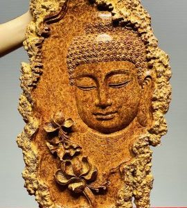 Diện Nhất Tâm Bái Phật Gỗ Nu Hương