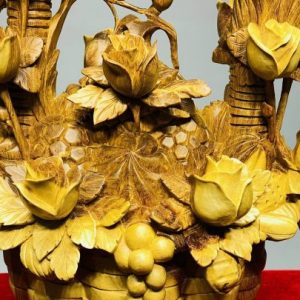 Giỏ Hoa Gỗ Hương