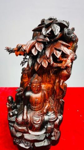 Nhất Tâm Bái Phật Gỗ Trắc