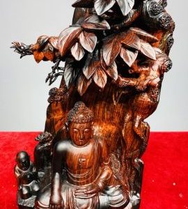 Nhất Tâm Bái Phật Gỗ Trắc