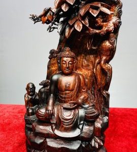 Nhất Tâm Bái Phật Gỗ Trắc