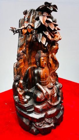 Nhất Tâm Bái Phật Gỗ Trắc