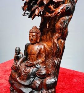 Nhất Tâm Bái Phật Gỗ Trắc