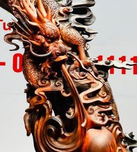 Nhất Long Vờn Ngọc Gỗ Trắc
