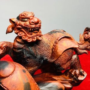 Tỳ Hưu Trấn Gậy Như Ý Gỗ Trắc
